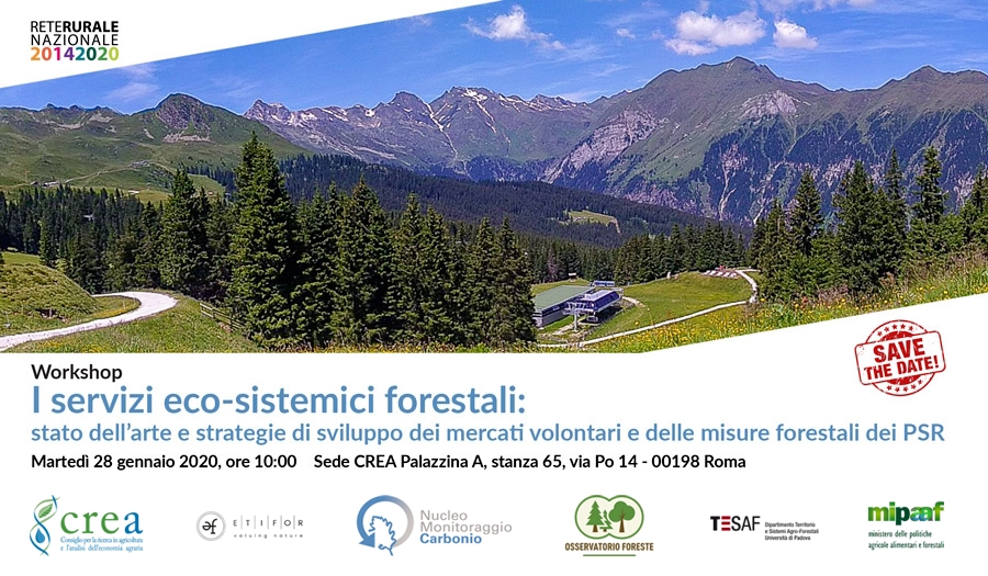 WORKSHOP: I servizi eco-sistemici forestali: stato dell’arte e strategie di sviluppo dei mercati volontari e delle misure forestali dei PSR